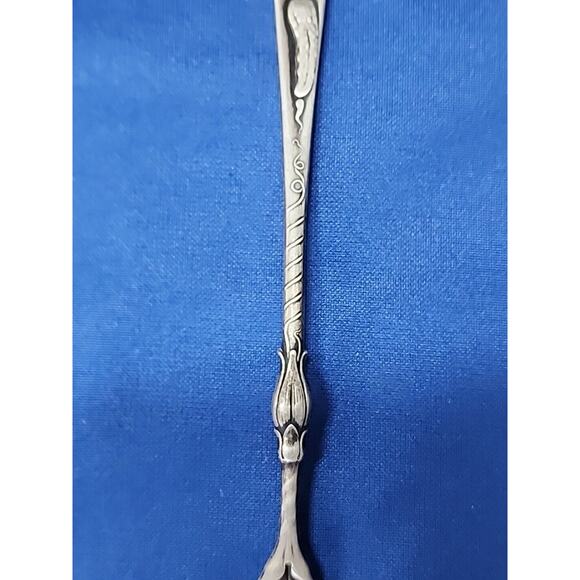 WHITING Sterling 9" Long Handled Lettuce Fork Pickle Bar Barware Cucumber Vine - Picture 4 of 7